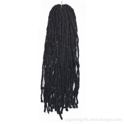 Sister Locks Afro Crochet Braids Color 20 Inch Blonde Brown Bug Synthetic Hair for Women Faux Locs Crochet Hair